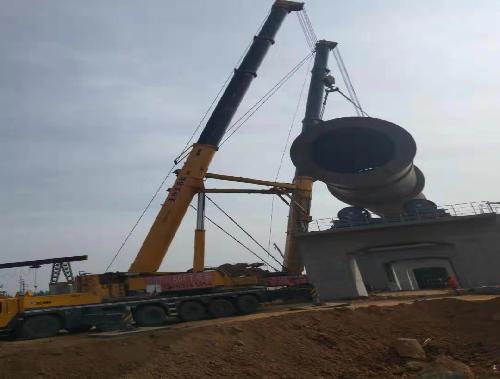 260吨配合回转窑安装