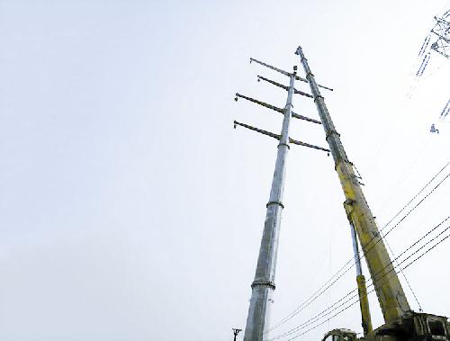 供电线缆部更换